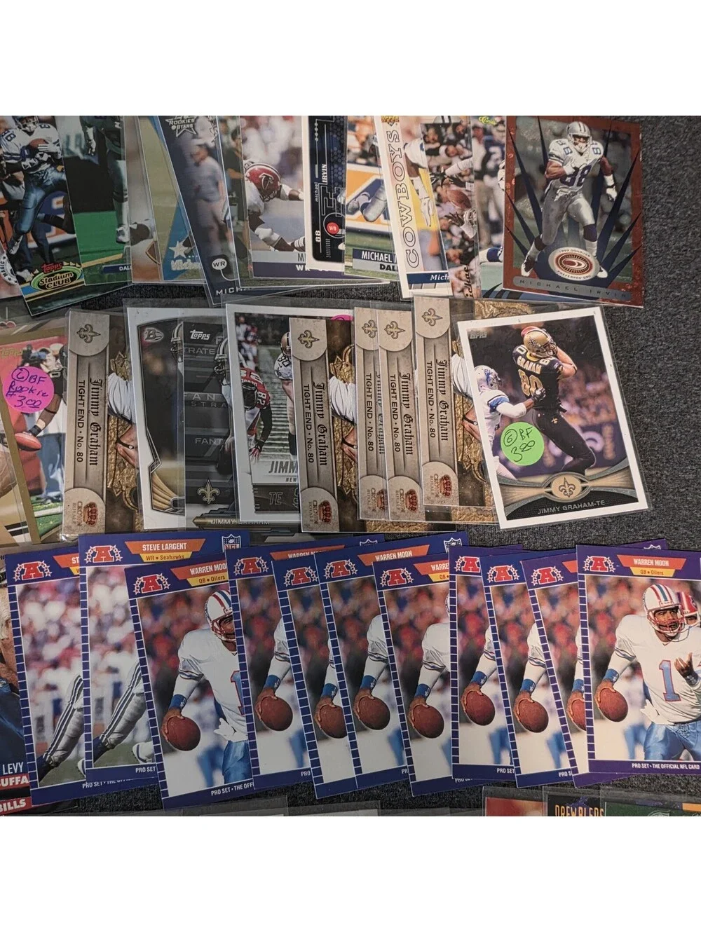 500+ Football Card Collection w/ Many Stars & HOF Players 90s 2000s
